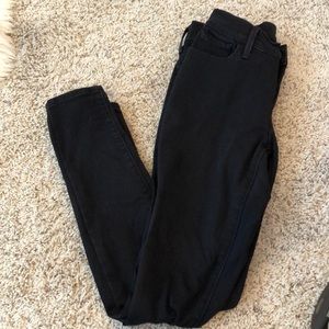 Black skinny jeans